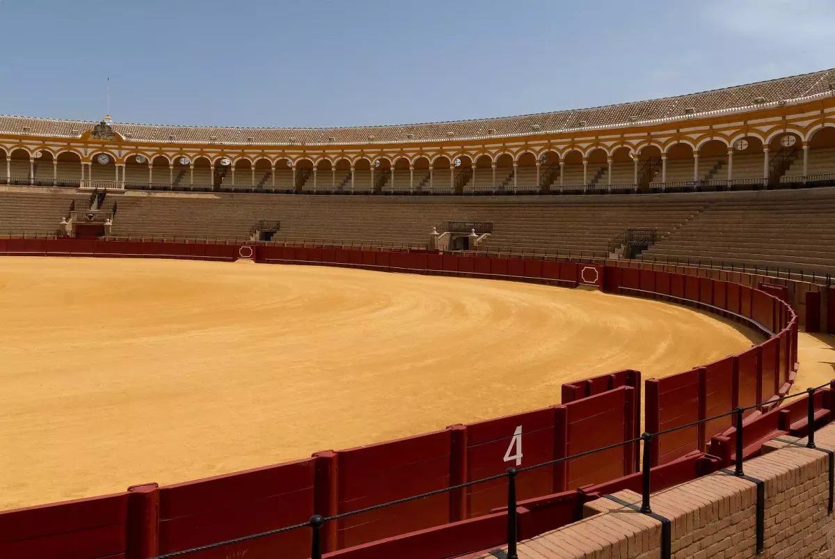 Partido Vegano - Interior de la plaza de toros de Sevilla